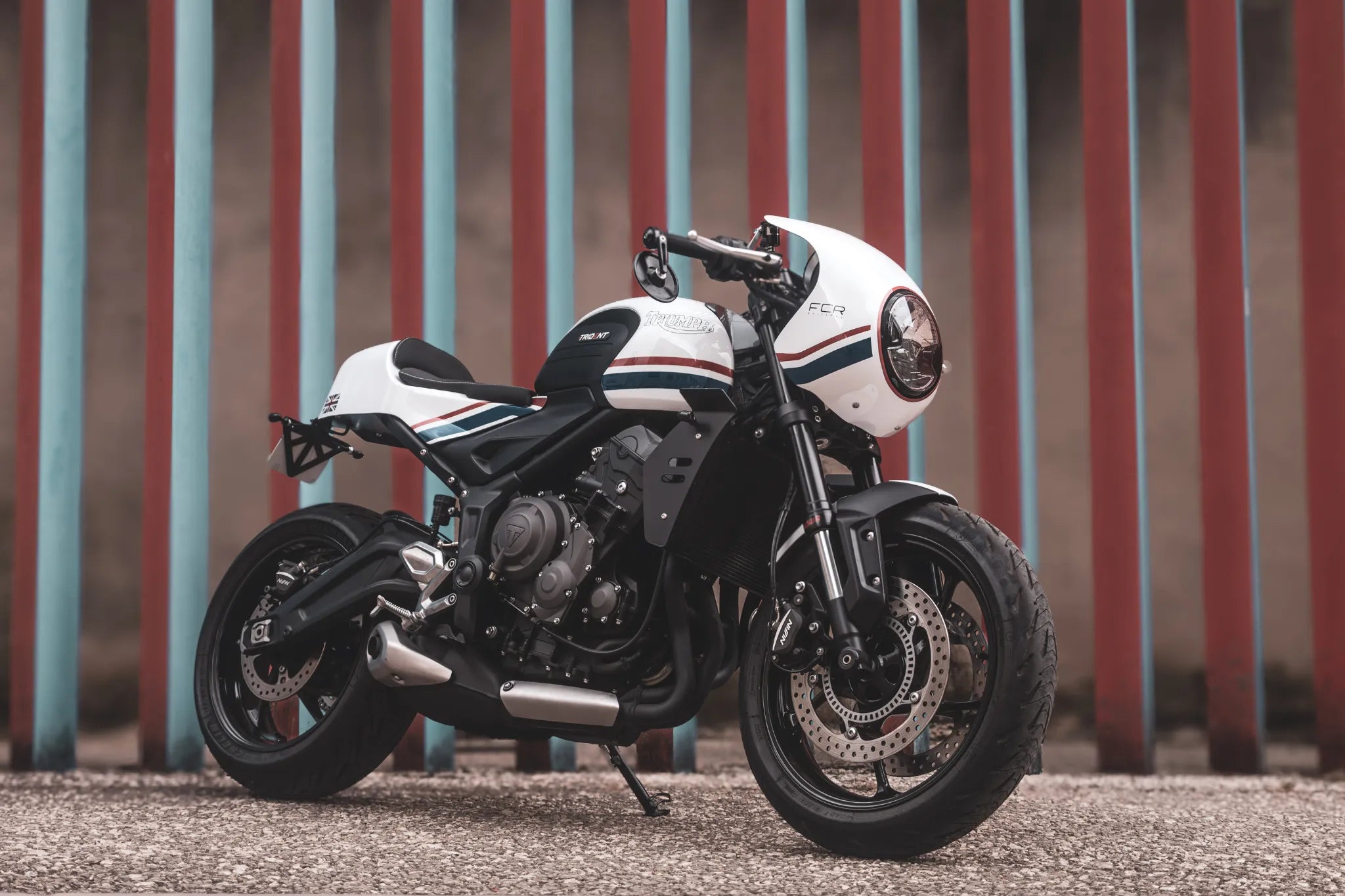 TRIUMPH Trident 660 transformée en Trident RS by FCR Original