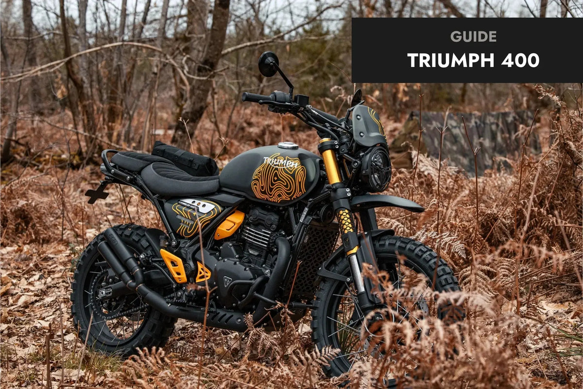 Guide complet tout savoir sur la Triumph 400 et les accessoires dédiés