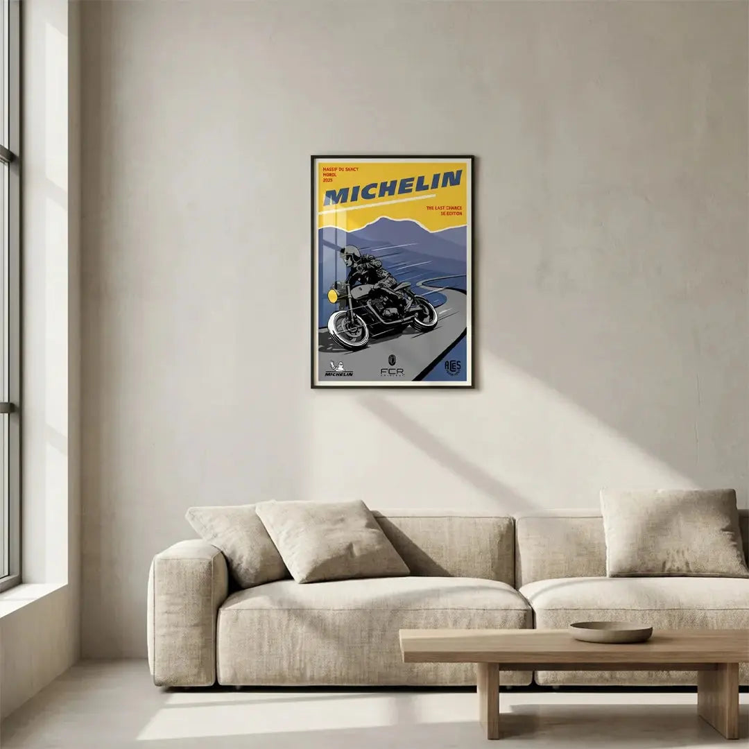 Affiche Moto Vintage | Michelin × FCR Original