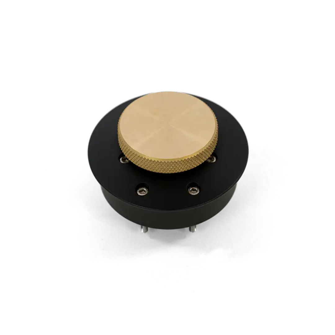 Bouchon de Reservoir Le Billet BMW R nineT FCR Original - finition Or vue de profil produit