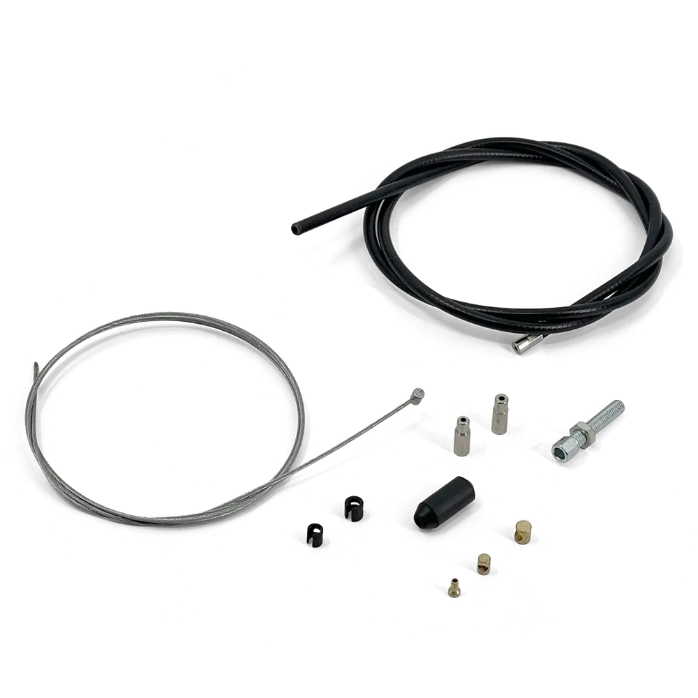 Câble d’embrayage universel Venhill Téflon – kit complet avec gaine PTFE, câble acier galvanisé, ajusteur métrique et embouts de montage