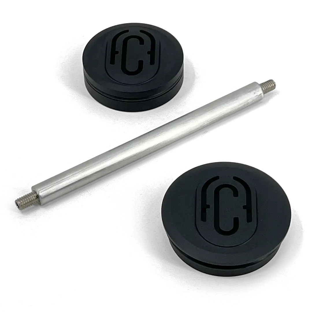 Cache moyeu arrière FCR Accessoires pour BMW NineT et R12 – montage plug & play, design sobre et élégant.