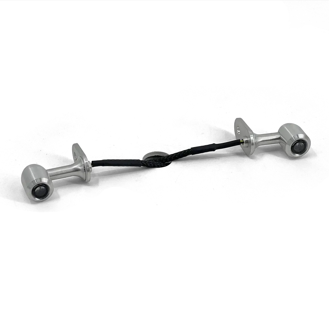 Clignotant Mini Bates Triumph 400 montage avant aluminium