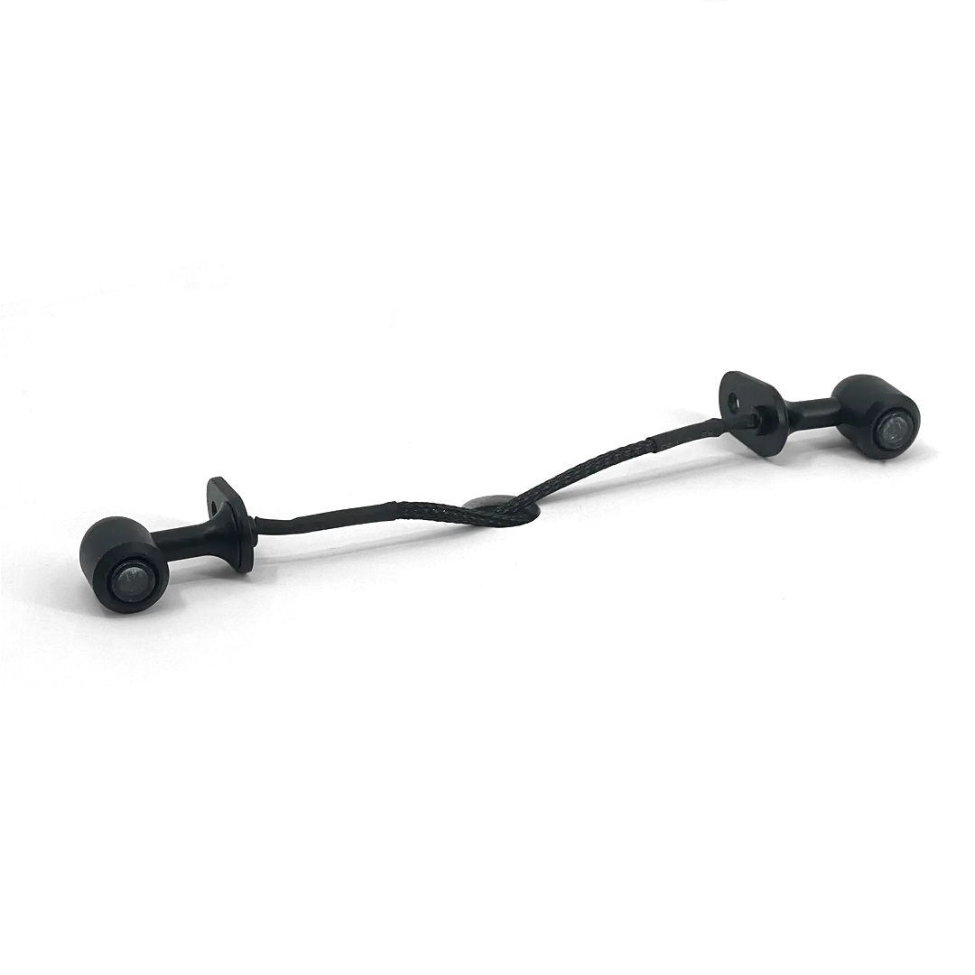 Mini clignotant moto LED noir Triumph 400 fixation souple