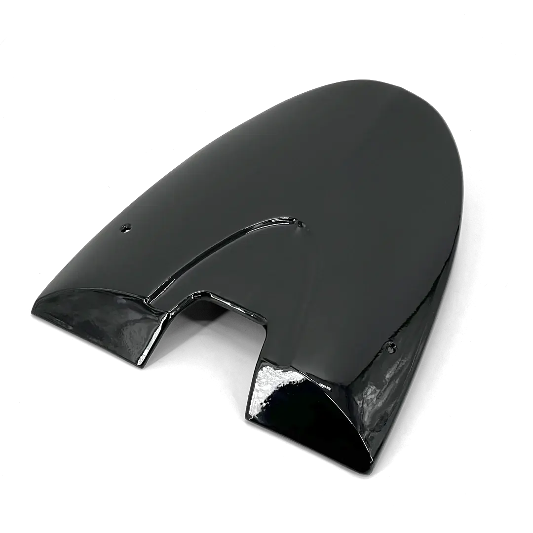 Coque arrière noir brillant Triumph Bobber Modern Classic FCR Original – finition peinture atelier