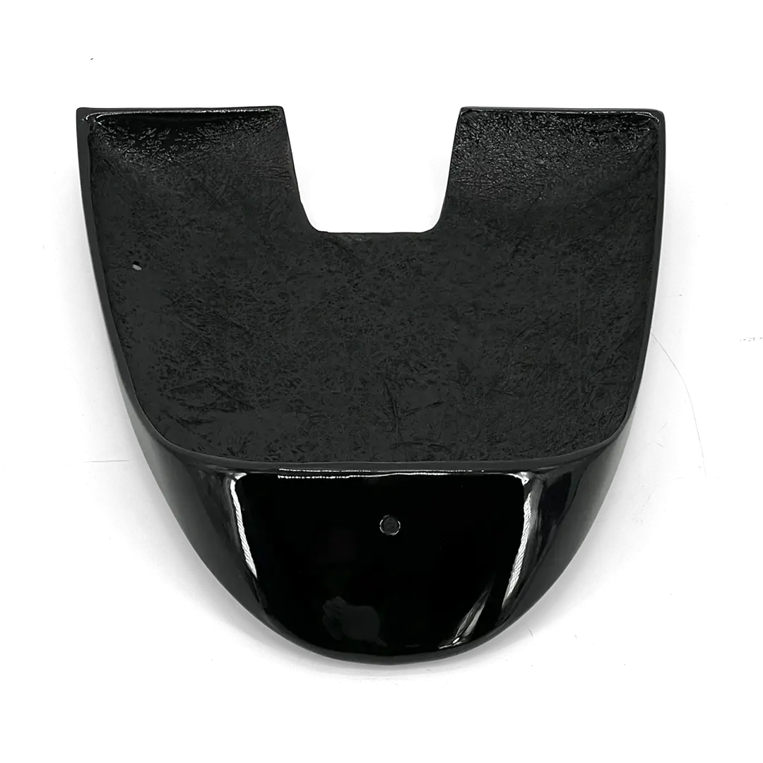 Vue arrière coque de selle Triumph Bobber Modern Classic FCR Original – finition noir brillant