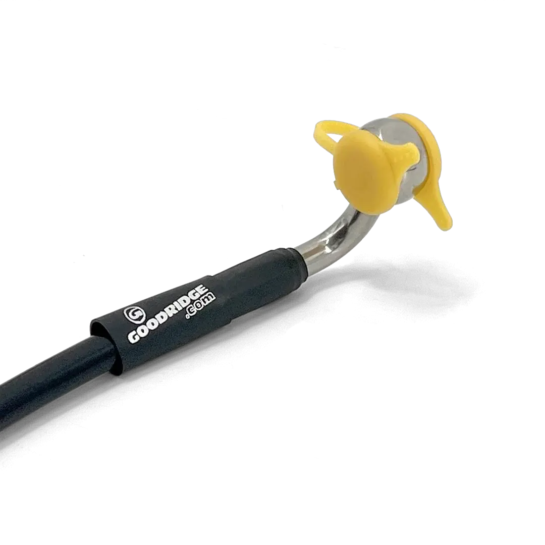 Raccord banjo 90° FCR Accessoires permettant une intégration optimale autour du maître-cylindre