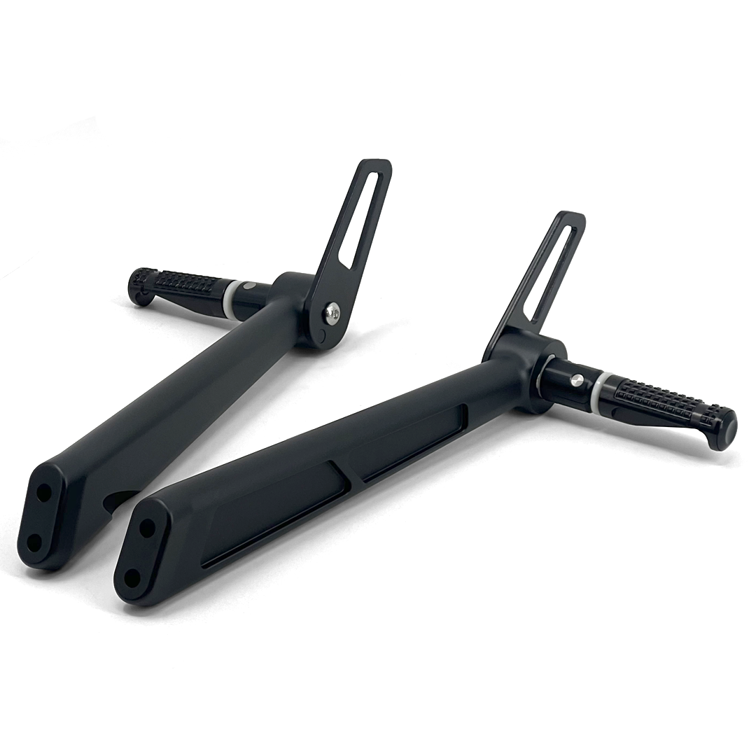 Bras de support repose-pied arrière FCR usiné CNC en aluminium 7075 pour BMW R nineT