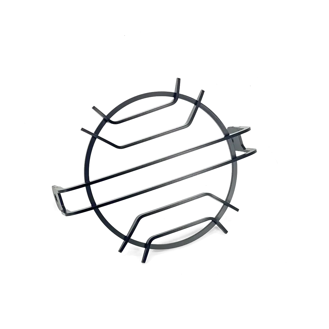 Grille de Phare Triumph Scrambler 1200 FCR Original - vue trois quarts bas protection phare préparation enduro raid