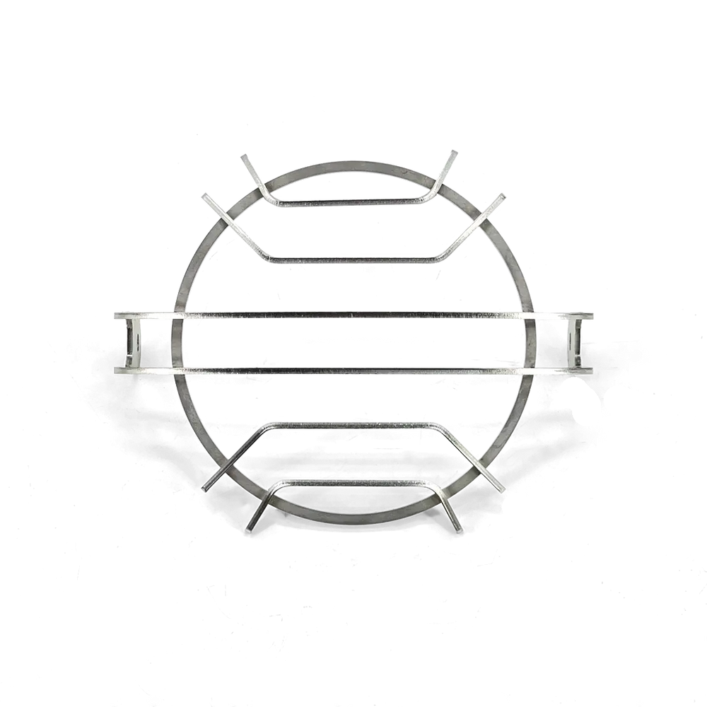 Grille de phare Triumph Scrambler 400 X et XC en inox brossé - vue de face