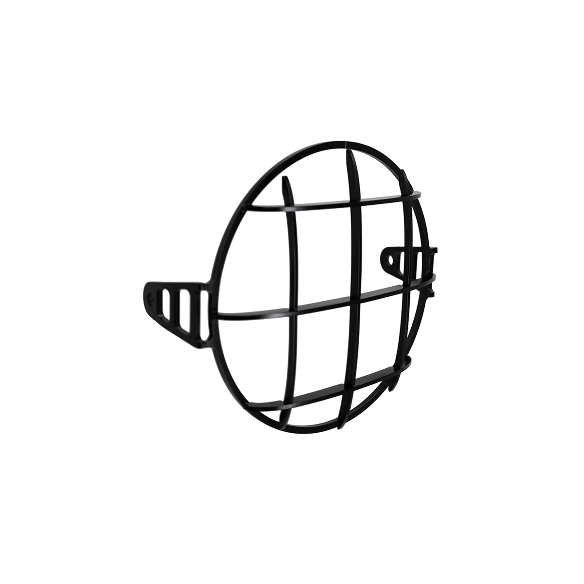 Grille de phare noire pour phare d’origine Triumph Bonneville T100 et T120, vue de trois quarts - FCR Accessoires