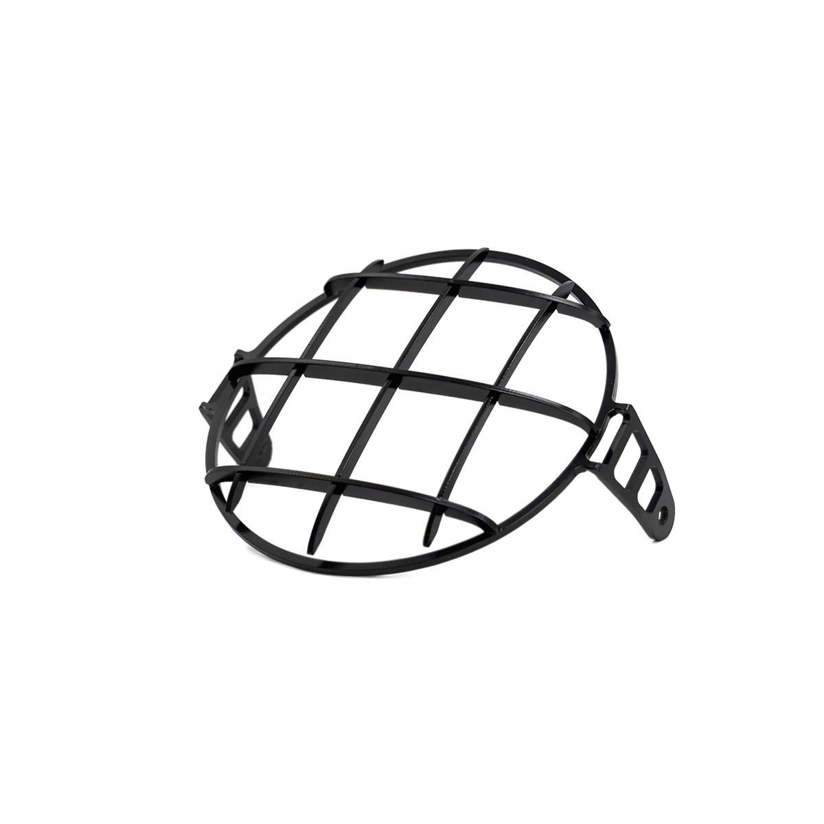 Grille de phare finition noire pour Triumph Bonneville T120 et T100, vue de trois quarts oppose - FCR Accessoires