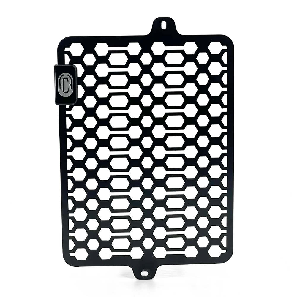 Grille de radiateur aluminium noir Triumph Speed 400 2024 motif hexagonal