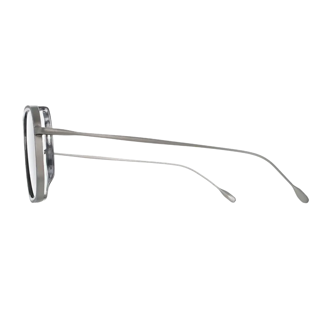 Lunettes soleil moto Brett Jarno Sun Kaki Écaille Patinée - vue de profil branches ultrafines flexibles