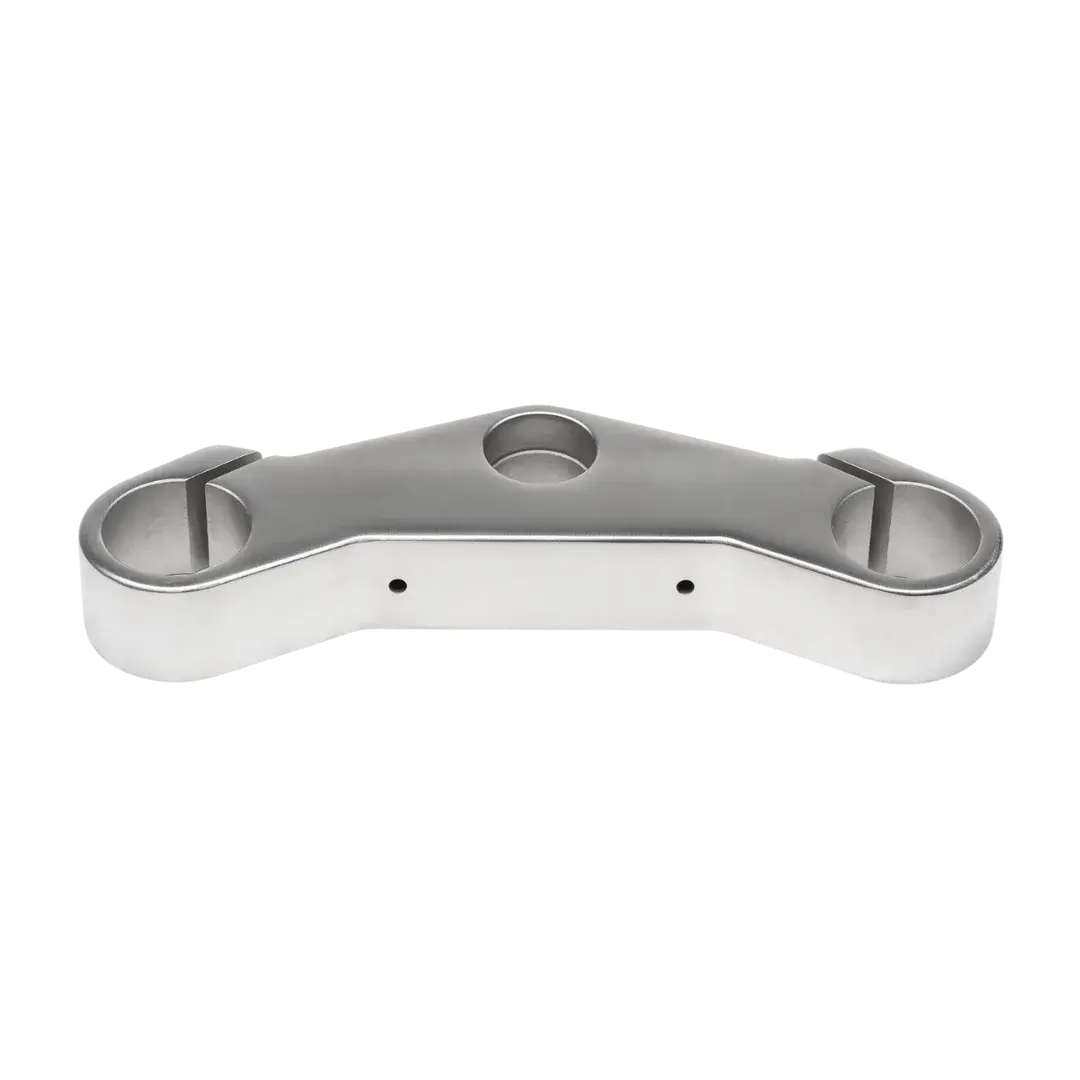 Kit Te de Fourche Large Triumph Modern Classic FCR Original - te de fourche superieur seul vue de dessus fond blanc