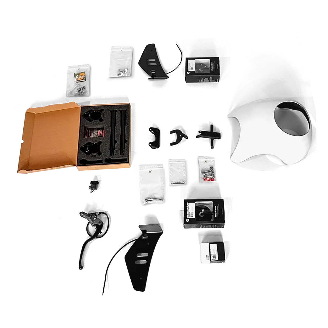 Kit Trident RS Avant FCR Accessoires version brute – éléments prêts à peindre pour transformation Café Racer Triumph Trident 660