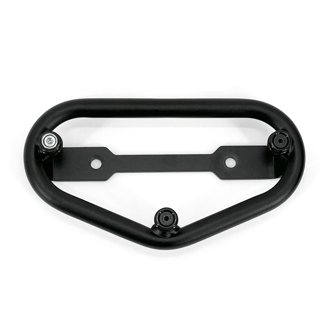 Support sacoche latérale Triumph 400 finition noir thermolaqué