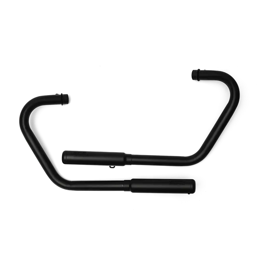 Ligne d’échappement FCR Original finition noir époxy pour Triumph Thruxton & Speed Twin 1200, compatible 2016–2025+.