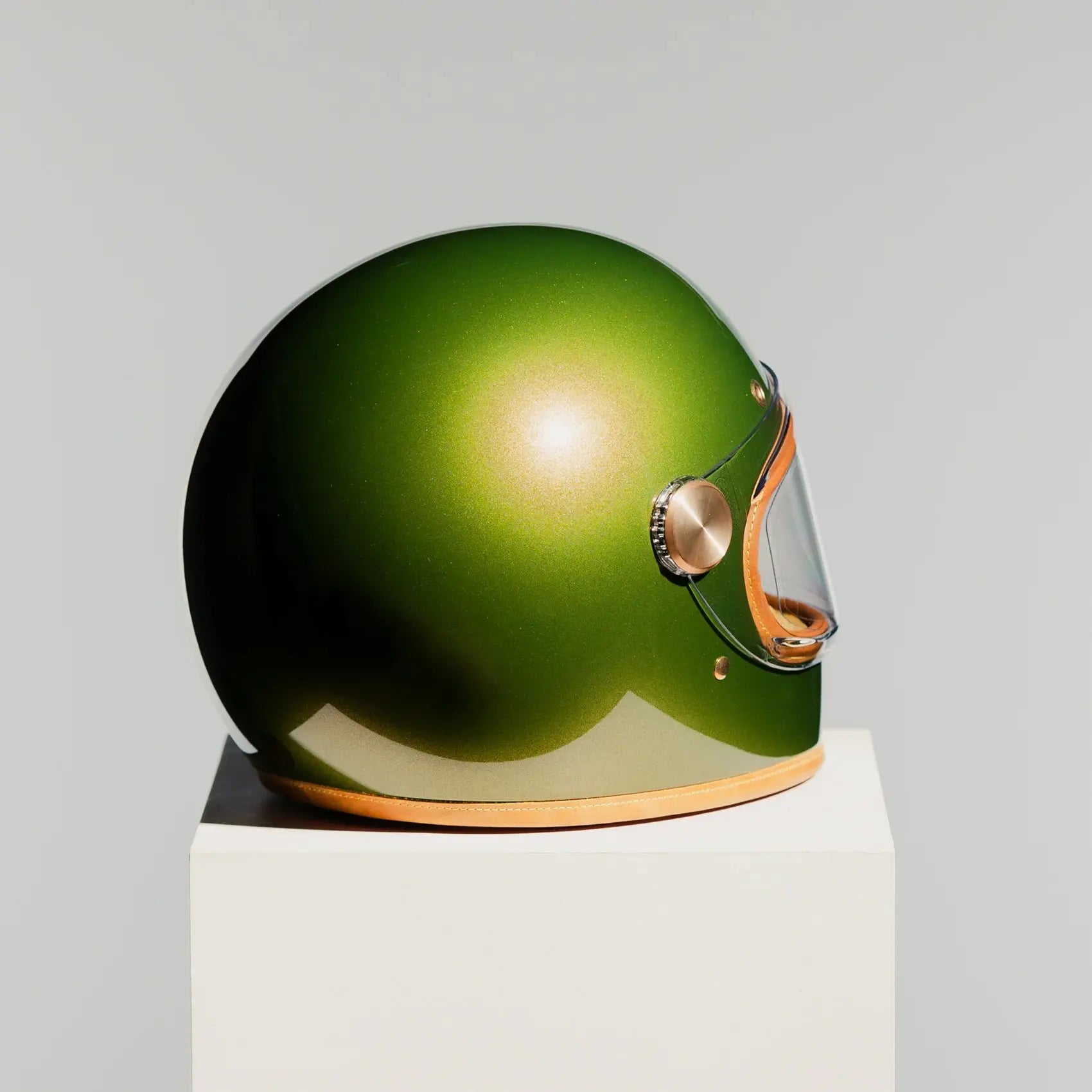 Casque intégral Hedon Heroine Racer 2.0 Olivea pour préparation moto FCR Accessoires, style café racer premium