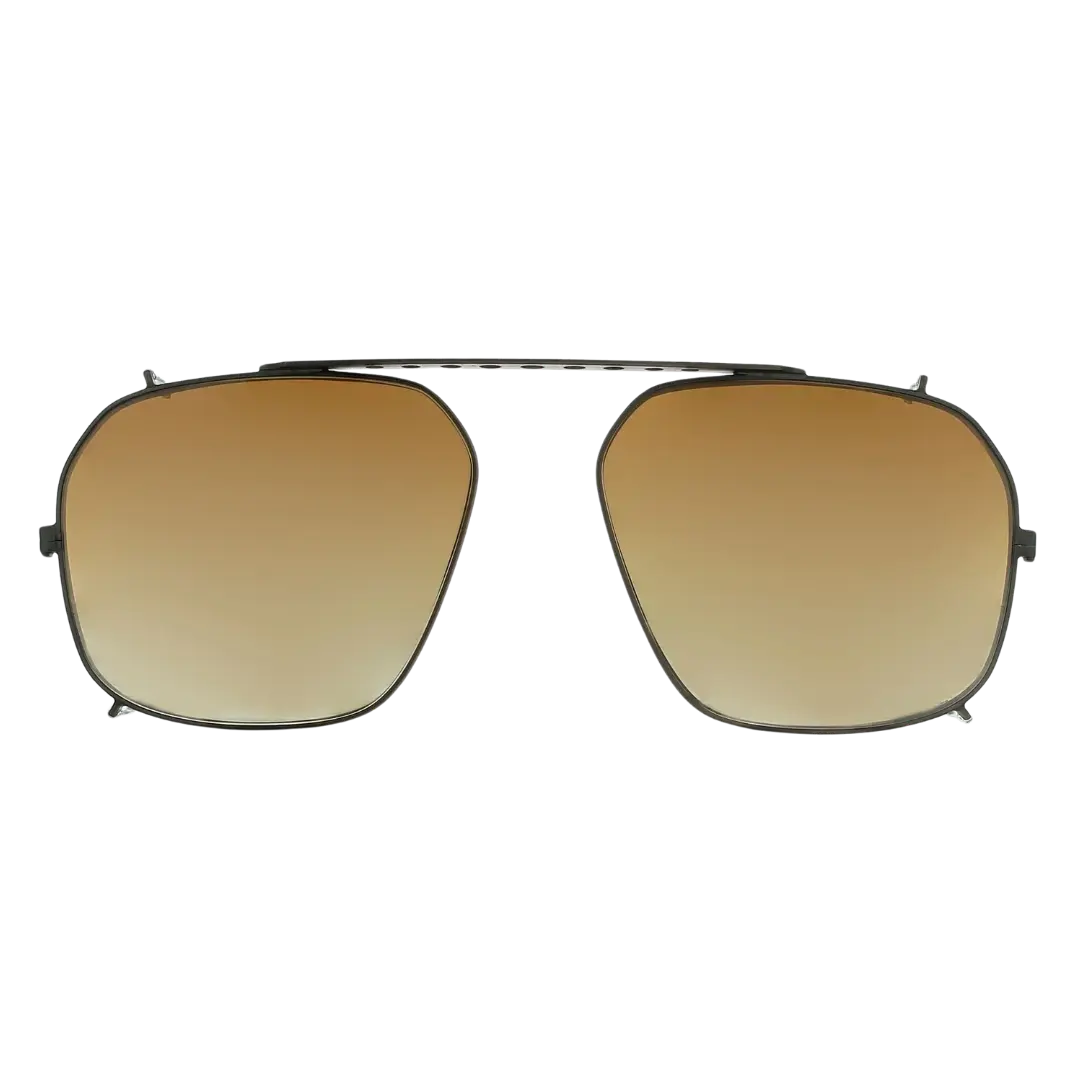 Lunettes soleil moto Brett Ralph Sun coloris Cuivre - vue de face acétate épais teinte chaude café racer