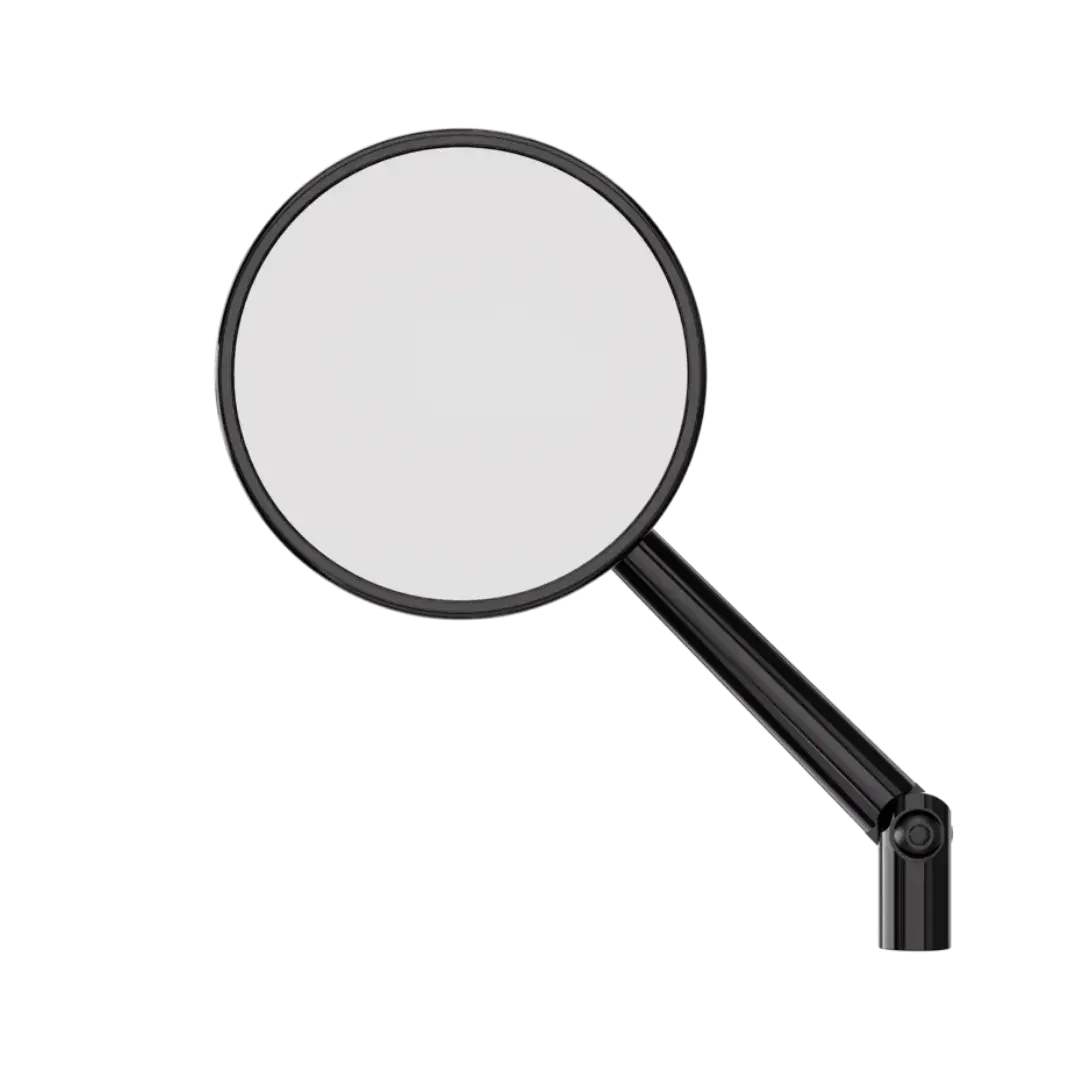 Rétroviseur Highsider Montana noit - vue de face miroir rond