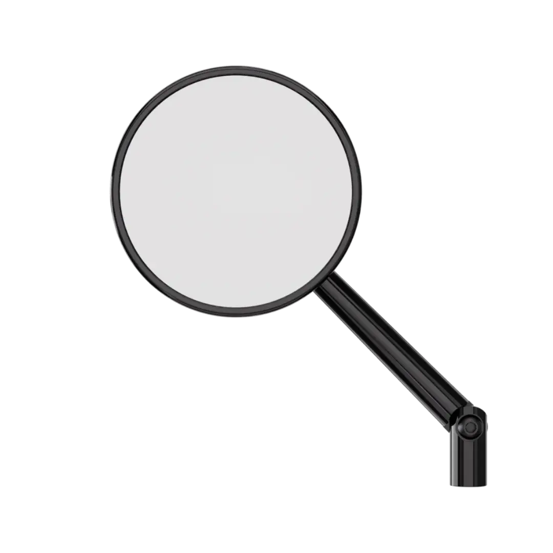 Rétroviseur Highsider Montana noit - vue de face miroir rond