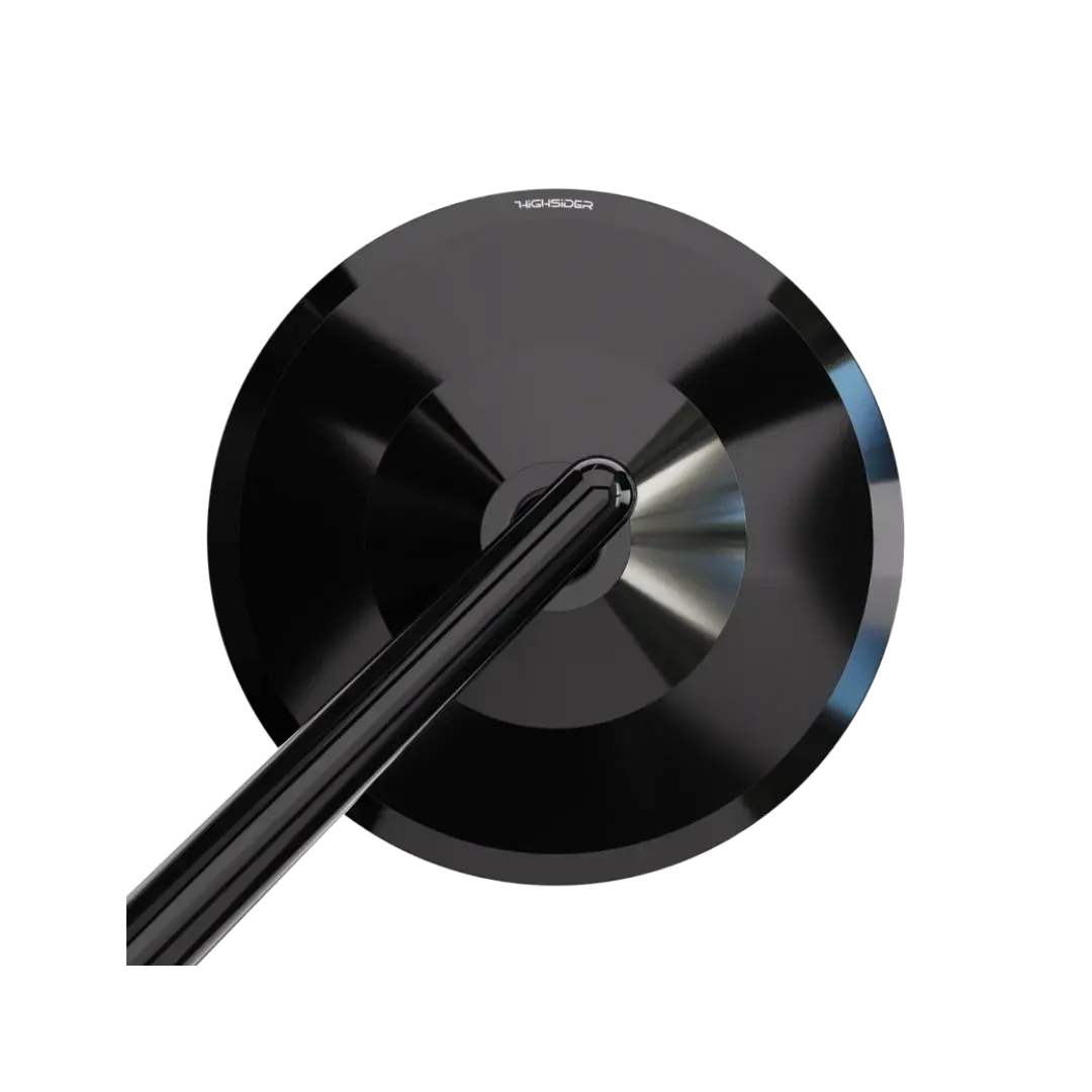 Rétroviseur Highsider Montana noir - vue dos miroir fond noir