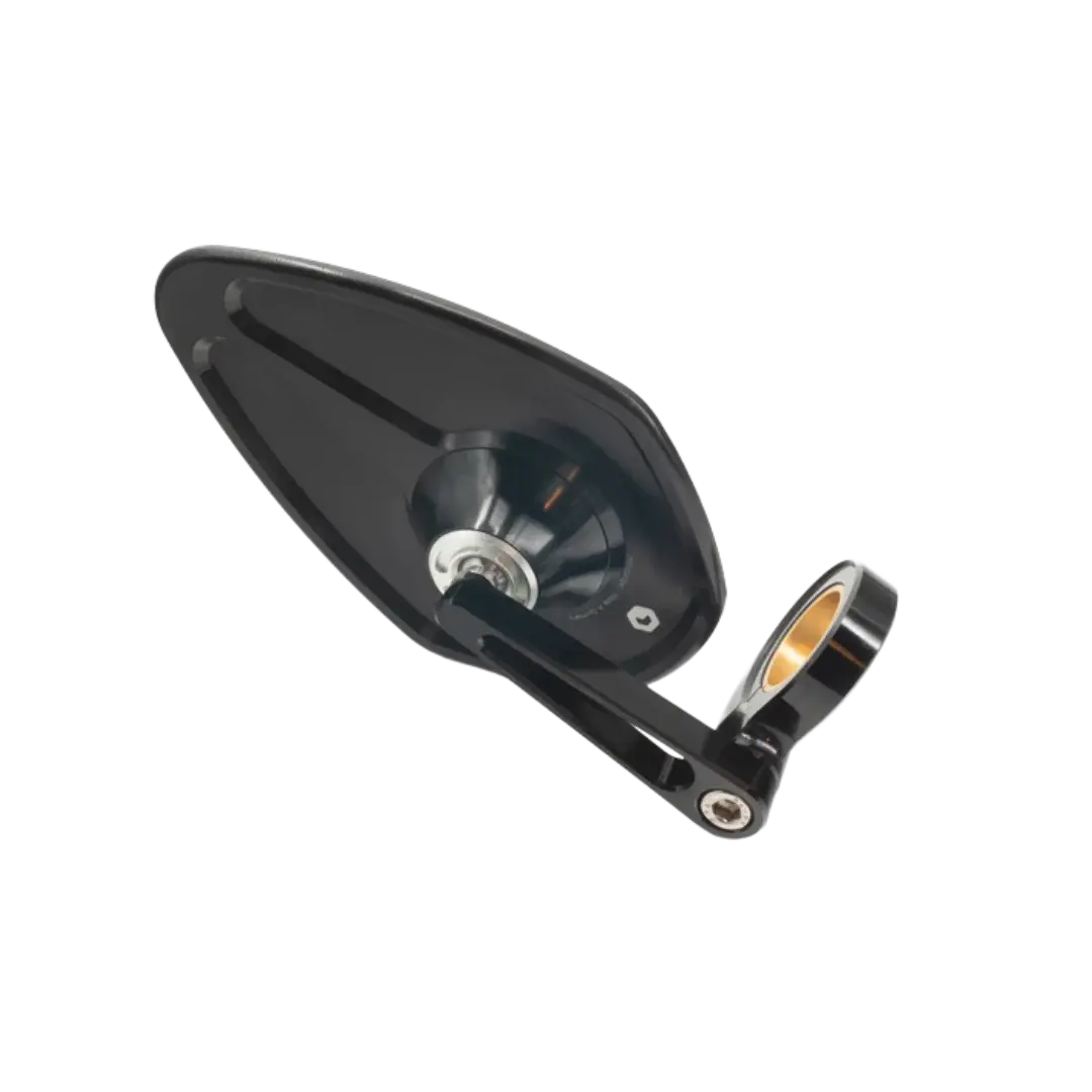 Rétroviseur bar-end haut de gamme FCR Accessoires – design Sport noir pour BMW R nineT / BMW Heritage
