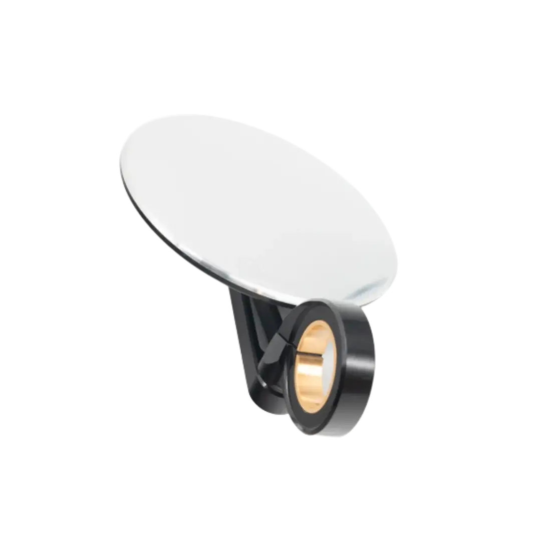 Rétroviseur moto Triumph Classic FCR Accessoires – version miroir aluminium brossé, fixation dédiée Triumph Modern Classics.