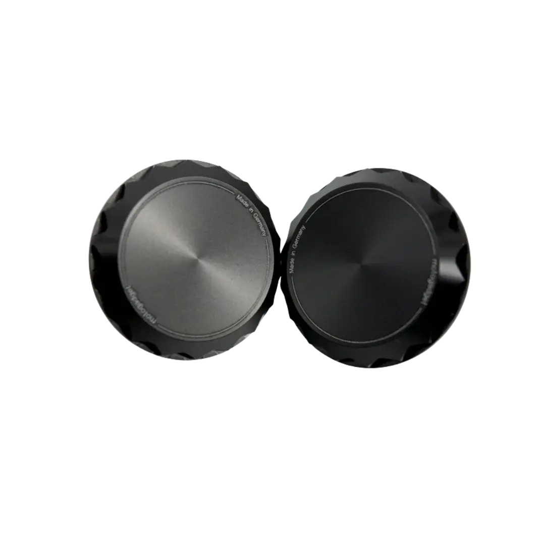 Embouts de guidon Triumph FCR Accessoires – finition aluminium et noir, compatibles avec le kit rétroviseurs Classic.