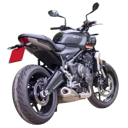 Support de plaque deporte gros plan clignotant origine Triumph Trident 660 FCR Accessoires