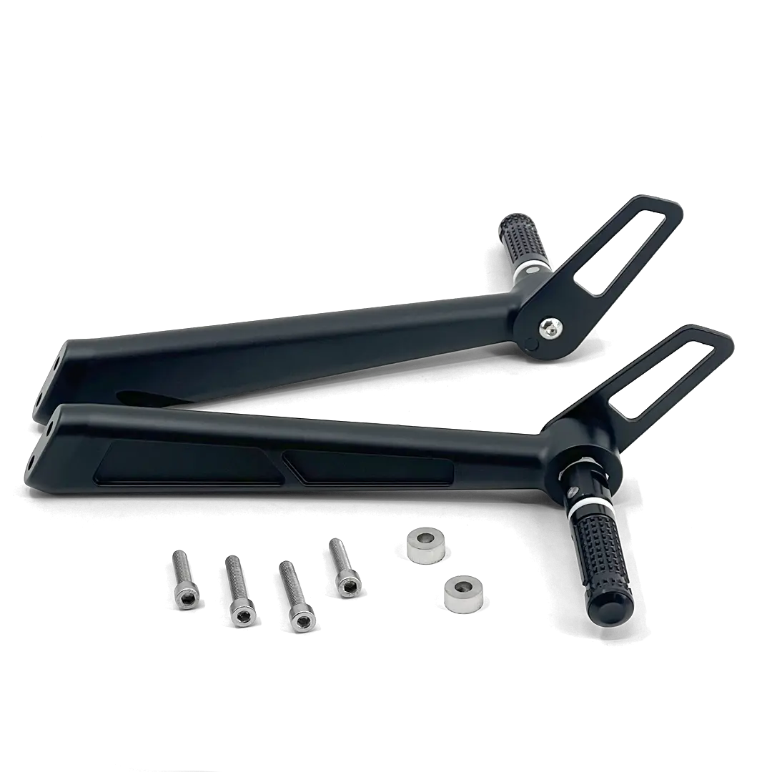 Kit supports repose-pieds arrière FCR BMW R nineT avec visserie et entretoises