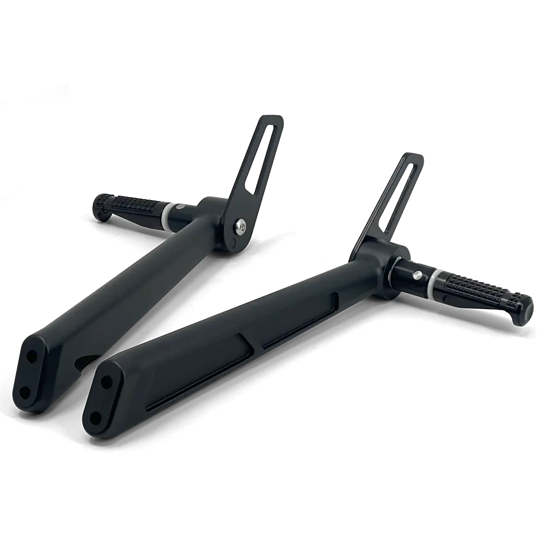 Bras de support repose-pied arrière FCR usiné CNC en aluminium 7075 pour BMW R nineT