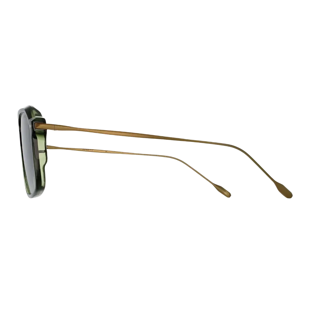 Lunettes soleil moto Brett The RX Duke Sun Green Cuivre - vue de profil branches ultrafines embout spatule