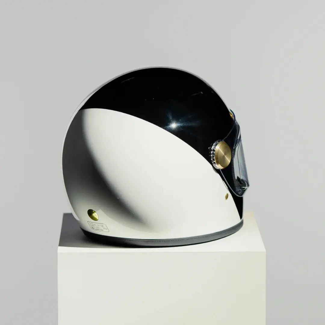 Casque Hedon Heroine Racer 2.0 Two Face vue trois quarts arrière style néo rétro premium