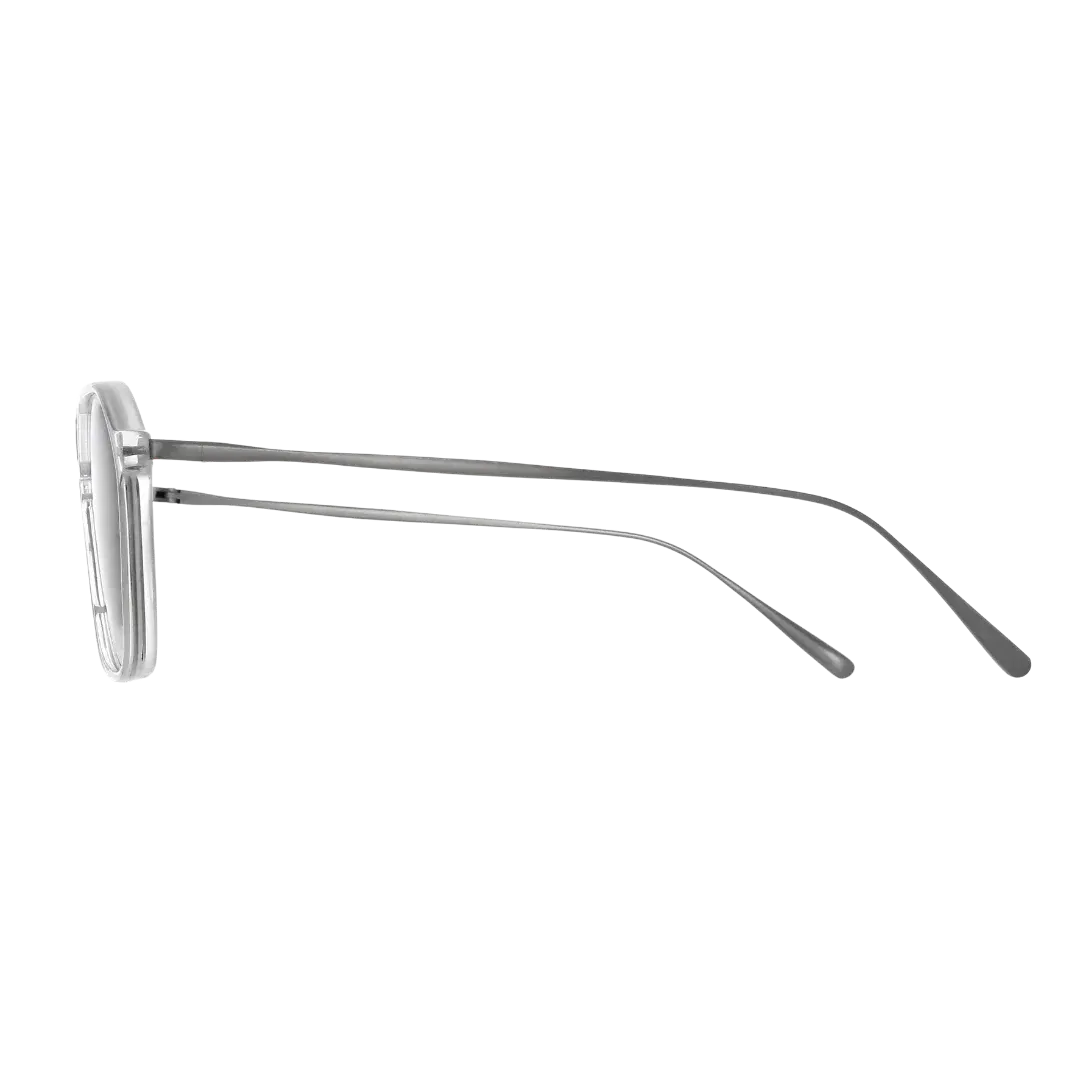 Lunettes soleil moto Brett Vic Sun - vue de profil branches ultrafines inox 304 compatibles casque