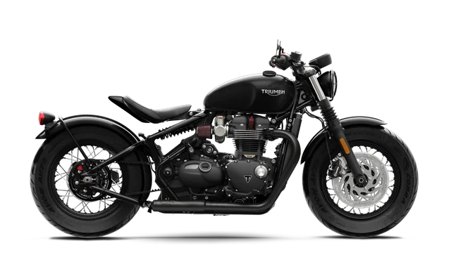 Triumph Bobber personnalisée par l’atelier de préparation français FCR Accessoires : pièces plug & play, échappement, support de plaque et accessoires custom avec livraison internationale