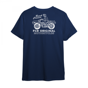 t-shirt de moto pour homme regular en coton