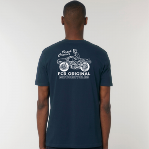 t-shirt de moto pour homme regular en coton