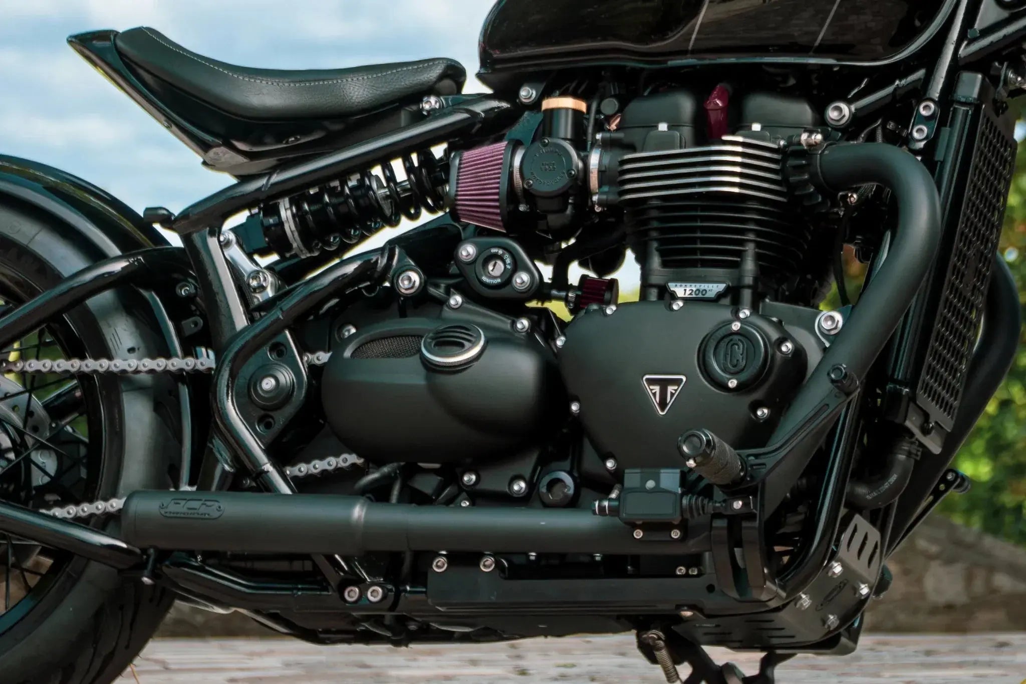 Ligne d'échappement de Triumph Bobber FCR Accessoires