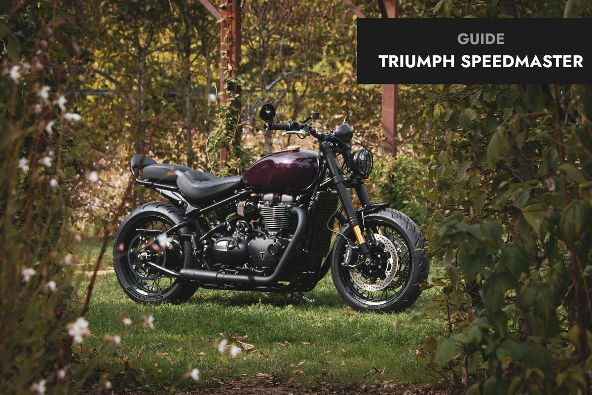 Guide complet Triumph Speedmaster : générations et accessoires FCR Accessoires