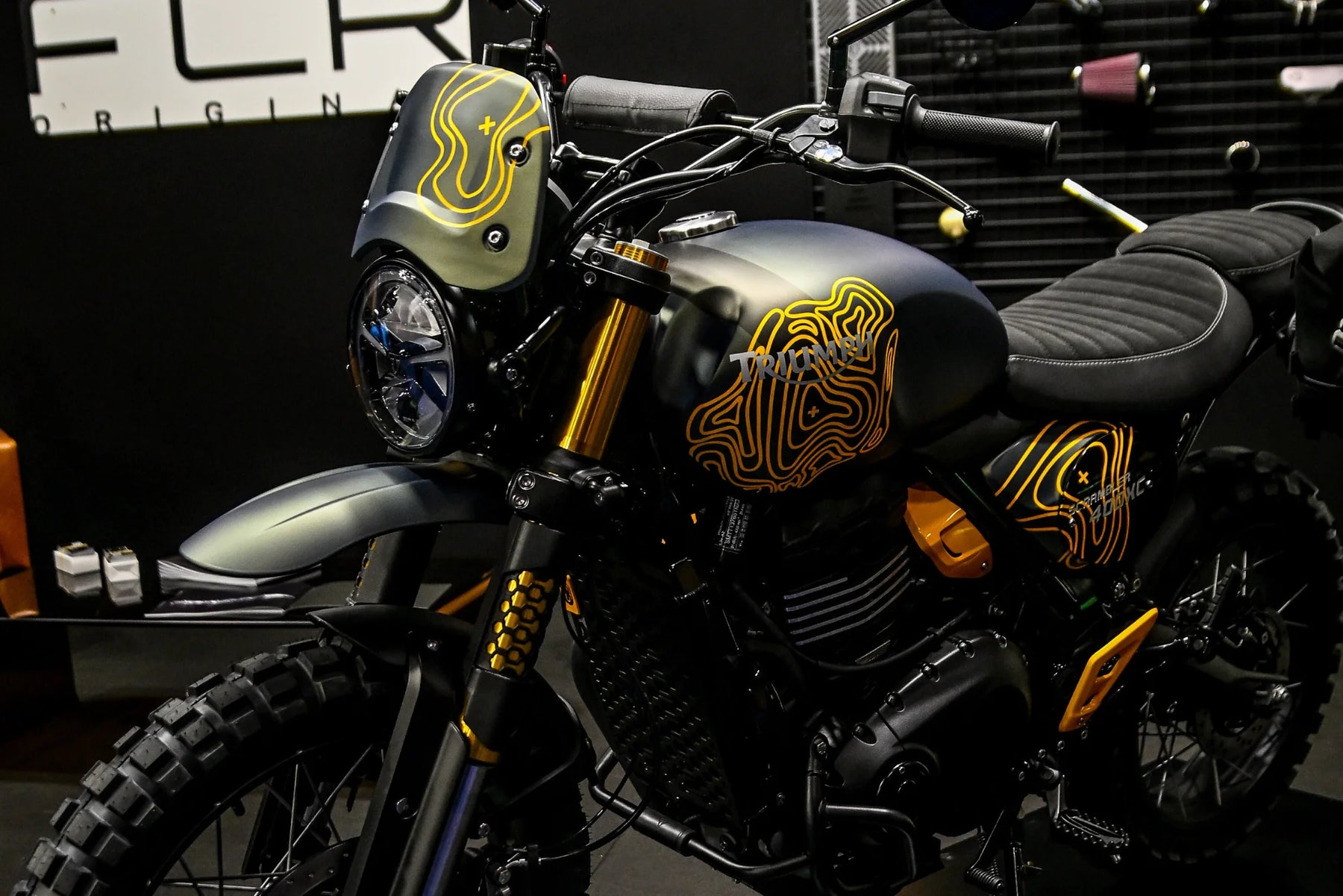 Protection de fourche | Triumph Scrambler 400 - photo 1