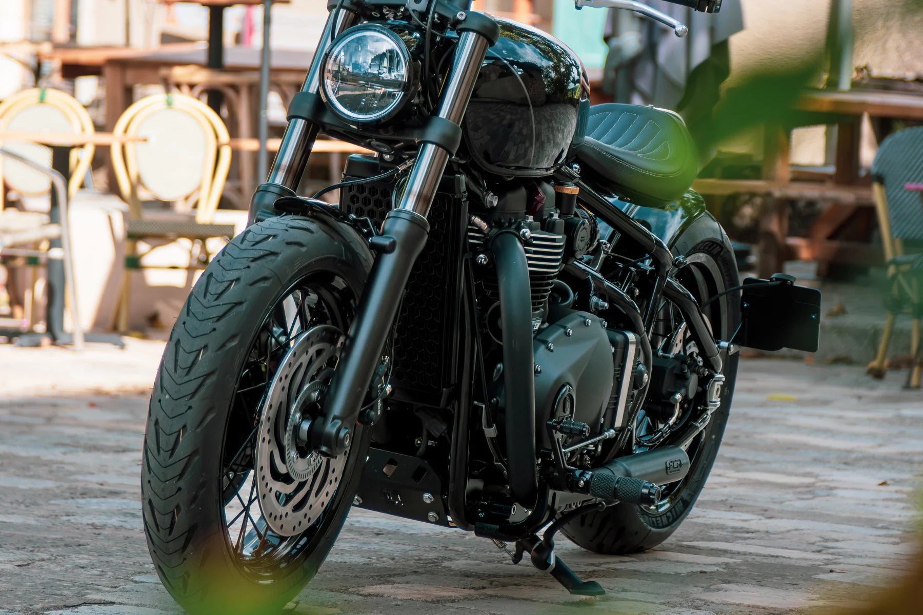 Radiator Grill with returns | Triumph Bobber & Speedmaster 1200 - photo 3