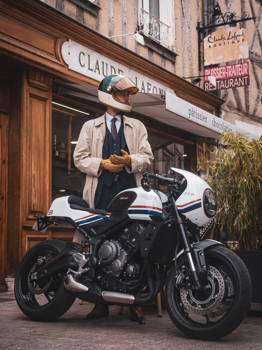 Shooting FCR x Hedon - portrait casque artisanal