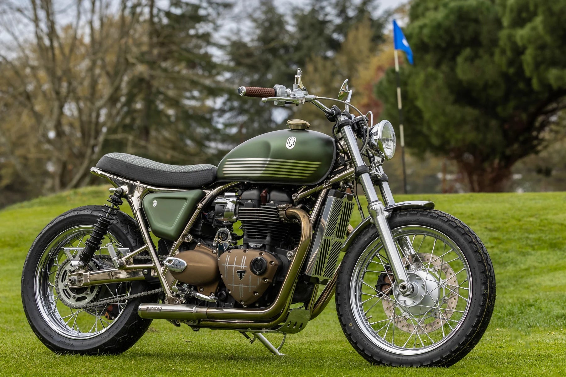 Sump Guard | Triumph Modern Classic - photo 1 en situation