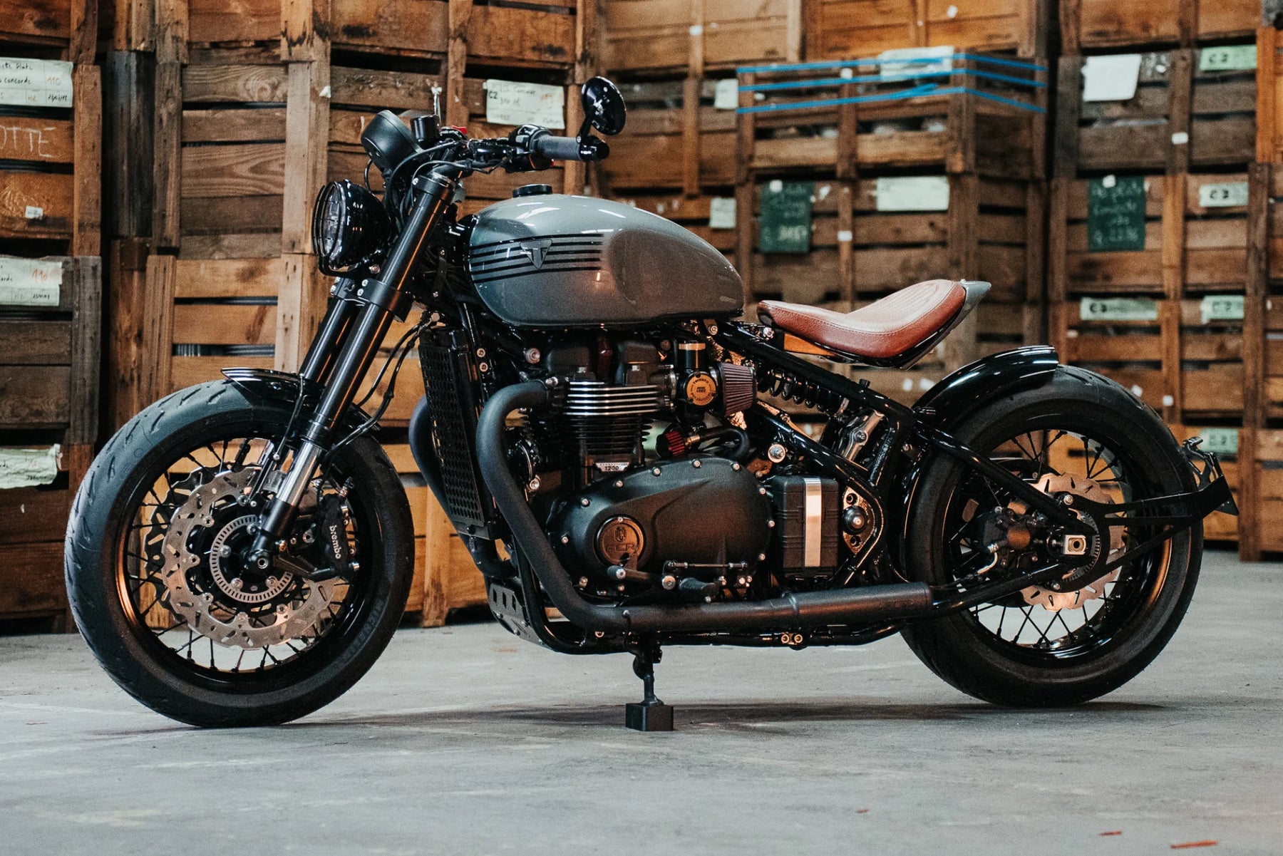 Kit Filtres à Air K&N | Triumph Bobber - photo 2 en situation