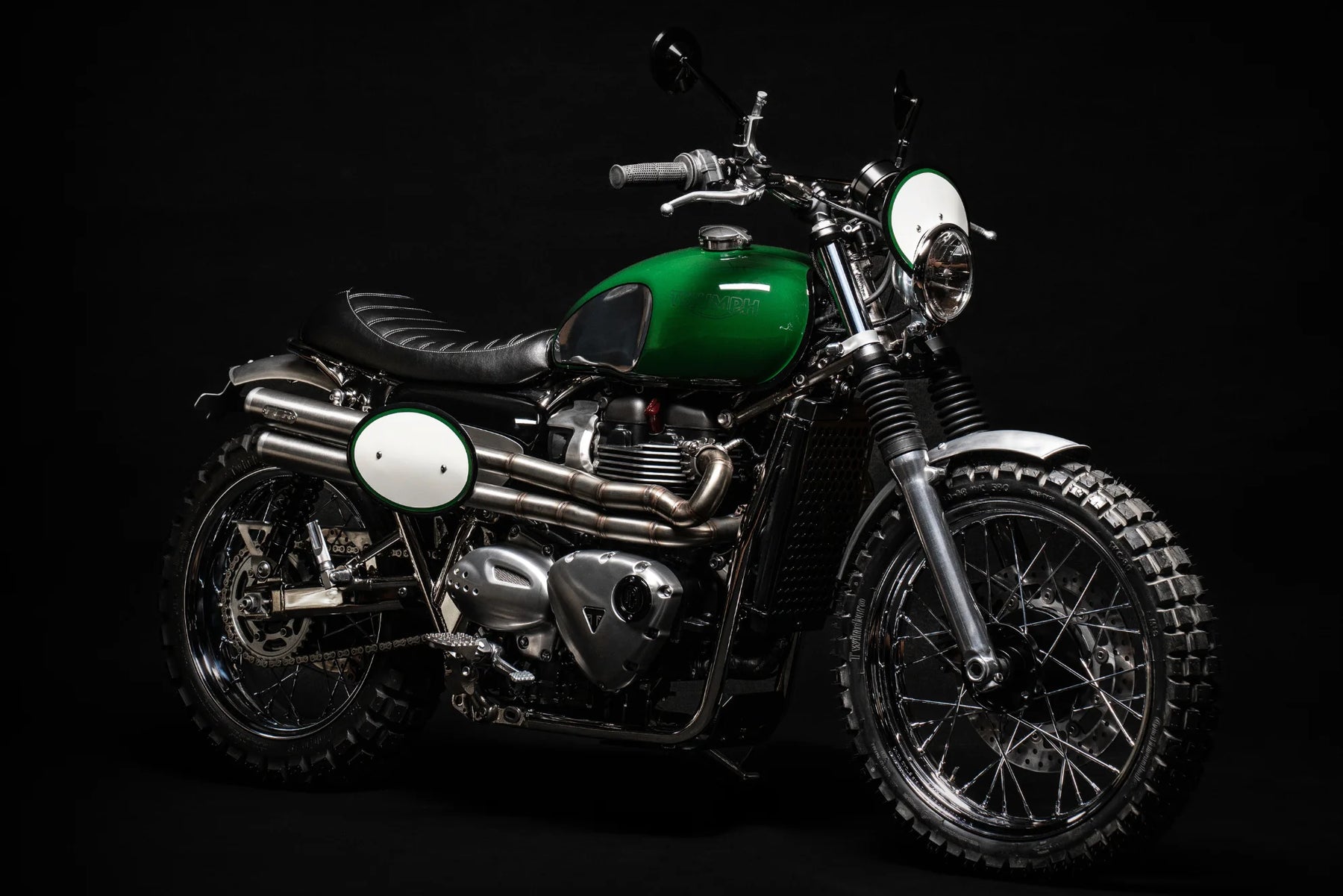 Kit ressorts de fourche Hyperpro | Triumph Street Twin 900 - photo 1 en situation