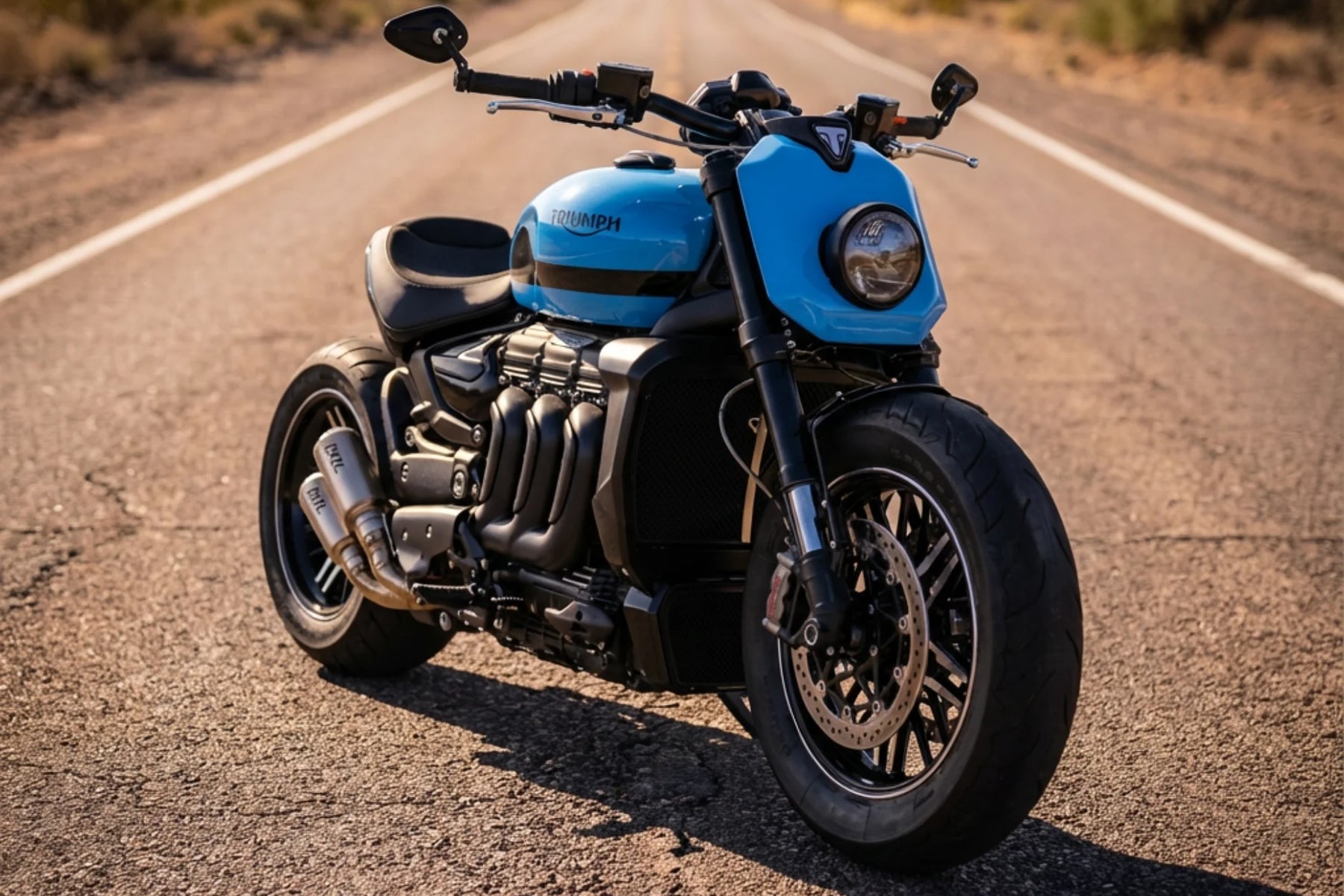 Silencieux d’Échappement Double Court | Triumph Rocket 3 - photo 2