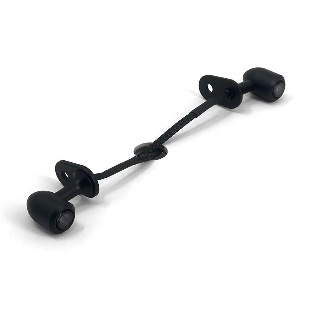 Clignotants Mini Bates BMW noirs – design discret, homologués CE