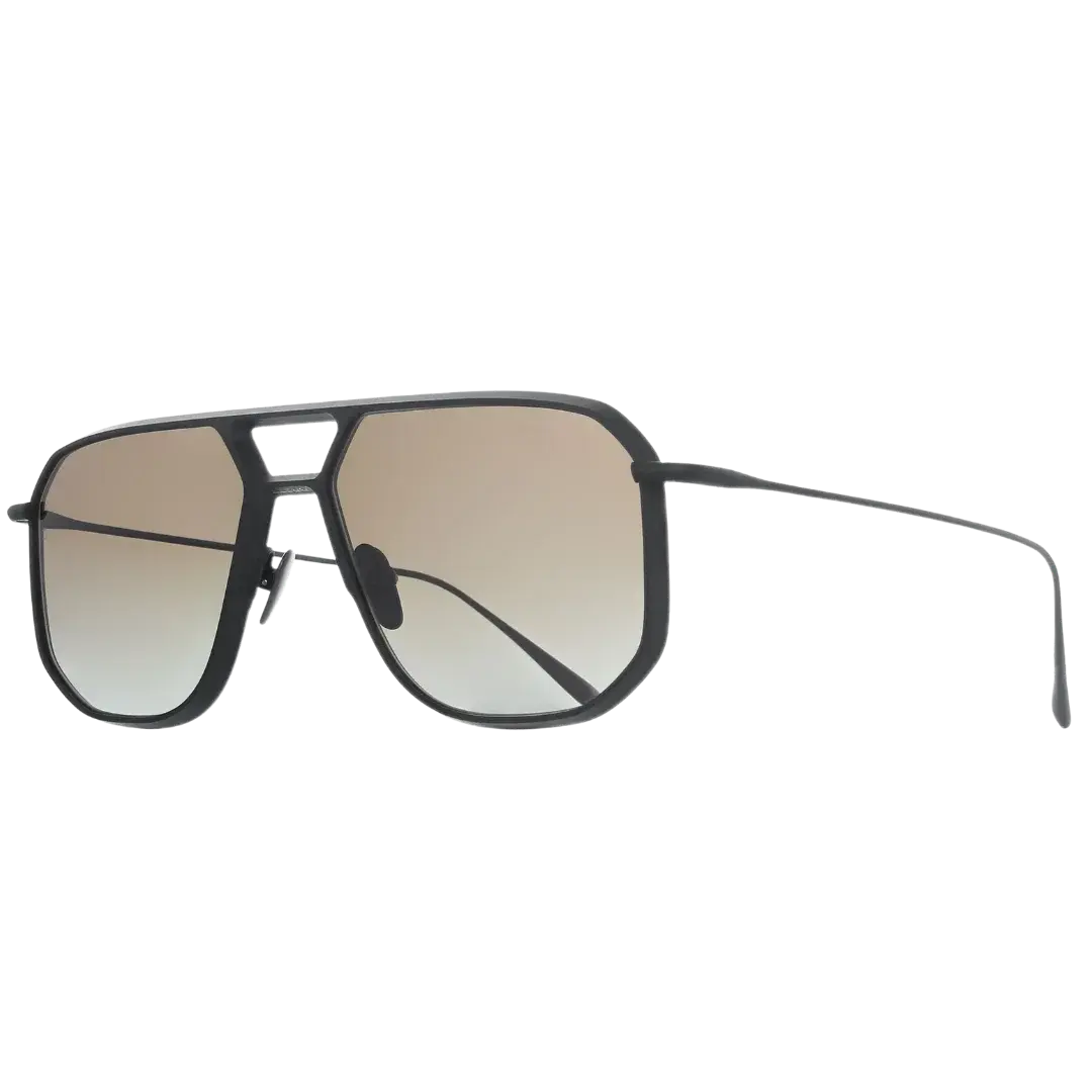 Lunettes soleil moto Brett Ed Sun Gun - vue trois quarts collection Streamline esthétique de la vitesse